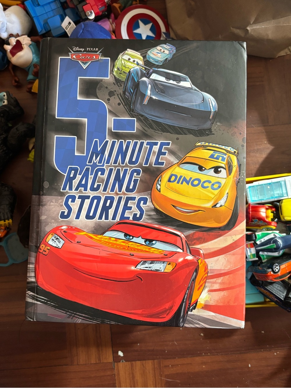 Used. Disney Cars 5-Minute Racing Stories book